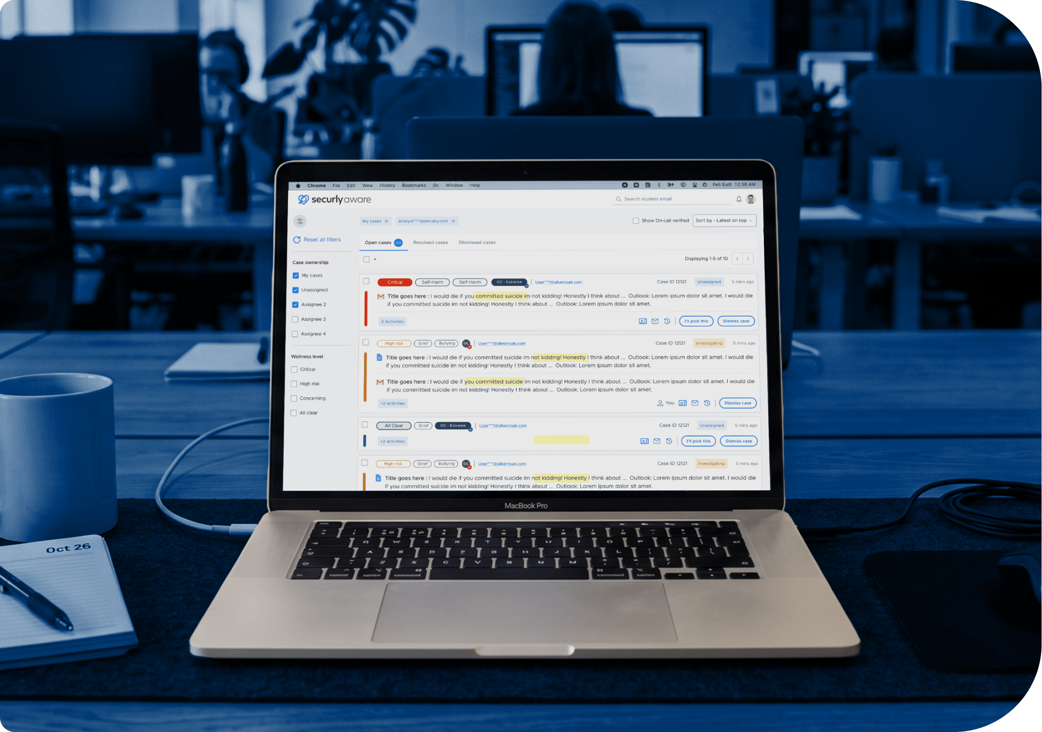 Alert management
