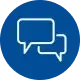 Speech bubbles icon