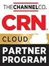 Cloud partner program badge of CRN - the No. 1 trusted source for IT channel news, analysis and insight online and in print